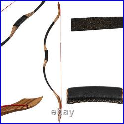 50lb Recurve Bow Set with arm guard arrow quiver bow case Traditional Horsebow