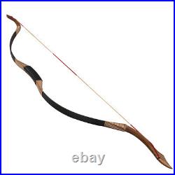 50lb Recurve Bow Set with arm guard arrow quiver bow case Traditional Horsebow