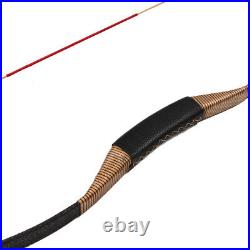 50lb Recurve Bow Set with arm guard arrow quiver bow case Traditional Horsebow