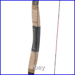 50lb Recurve Bow Set with arm guard arrow quiver bow case Traditional Horsebow