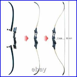 52 Archery set Recurve Bow Set for Adults Takedown 50lb Hunting Shooting Target