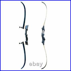 52 Hunting Bow Archery Recurve Takedown Bow Set Adult 30lb-50lb metal riser