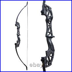 53 40lb Archery Recurve Bow 12pcs Arrow Quiver Arrowhead Set Hunting Targets