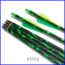 56 Archery Takedown Hunting Recurve Bow Right Hand & Arrows Quiver Set 30-50lb