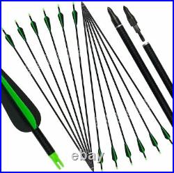 57in Archery Takedown Recurve Bow Set Hunting Target Outdoor Shoot Practice