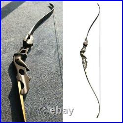 58 20-55lbs Archery Recurve Bow Takedown Aluminum Bow Riser Hunting Fishing