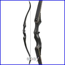 58 60 Takedown Recurve Bow 25-65lbs Limbs Metal Riser Archery Hunting Target