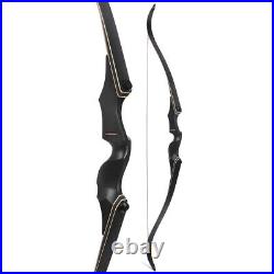 58 60 Takedown Recurve Bow 25-65lbs Limbs Metal Riser Archery Hunting Target