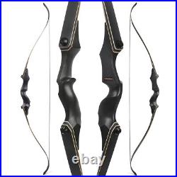 58 60 Takedown Recurve Bow 25-65lbs Limbs Metal Riser Archery Hunting Target