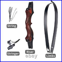 58 ILF Recurve Bow 15 Bow Riser 20-50lb Bow&Arrow Set Hunting Target Practice