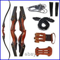 58 Takedown Recurve Bow Set 30-50lbs Archery Hunting Shoot Right Hand Adult