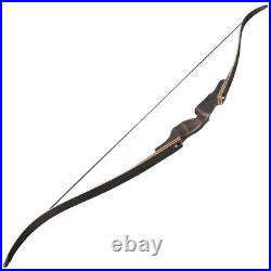 60 Archery Recurve Bow 20-60lbs Wooden Riser Takedown American Hunting Target