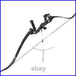 60 Archery Takedown Recurve Bow Set 40lbs Stabilizer Sight Target Hunting Kit