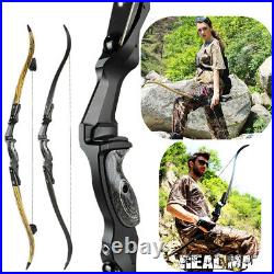 60 ILF Archery Recurve Bow Set 30-60lb 17'' Bow Riser Aluminum American Hunting