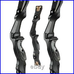 60 ILF Archery Recurve Bow Set 30-60lb 17'' Bow Riser Aluminum American Hunting