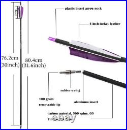 60 Recurve Bow 20-60lbs Takedown Wooden Riser Archery Bamboo Limb American Hunt