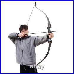 60 Takedown Archery Recurve Bow set Hunting Bow Longbow 30-65lbs Adult Shooting