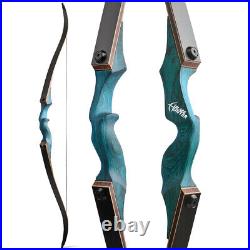 60 Takedown Recurve Bow Set 20-60lbs Archery American Hunting Black Hunter