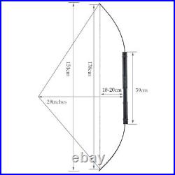 60lb Archery Foldable 60 Bow Hunting Tactical Survival Bow For RH Fish Hunting