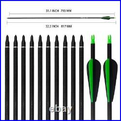 60lbs 70lbs Archery Bow Set 57 Takedown Recurve Bow Longbow Right Hand Hunting