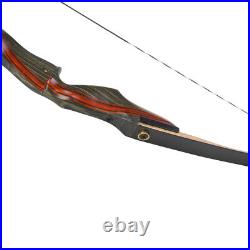 62 Archery American Hunting Bow Takedown Recurve Bow Wooden 20-50lbs