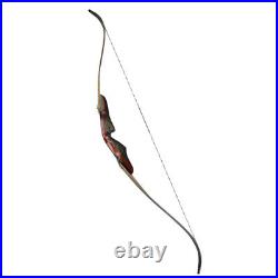 62 Archery American Hunting Bow Takedown Recurve Bow Wooden 20-50lbs