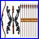 62-Archery-ILF-Recurve-Bow-and-Carbon-Arrows-with-Real-Feathers-Set-for-Target-01-fc