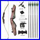 62-Archery-Recurve-Bow-Arrows-Set-Takedown-Wooden-Longbow-Hunting-20-50lbs-01-tv