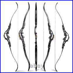 62 ILF Recurve Bow 19 Riser 30-60lbs Limbs Takedown Archery American Hunting