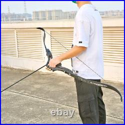 62 ILF Recurve Bow 19 Riser 30-60lbs Limbs Takedown Archery American Hunting