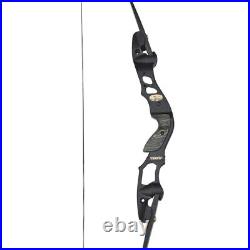 62 ILF Recurve Bow 30-60lbs Archery American Hunting Bow Longbow IBO 210FPS