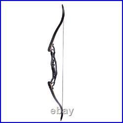 62 Recurve Bow Archery Takedown Aluminum Riser 30-60lbs American Hunting Shoot