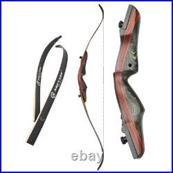 62 Recurve Bow Set Hunting Bow 20-50lbs Archery Sports Bow Carbon Arrows