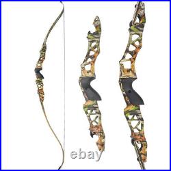 64 ILF Recurve Bow 30-60lbs Takedown 21 Bow Riser Archery Hunting Shooting