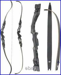 64 ILF Recurve Bow Archery Takedown Aluminum Riser 30-60lbs Hunting Shooting