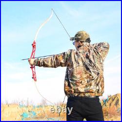 66 68 70 Archery Takedown Recurve Bow Arrows Set 12-40lb Target Shooting Hunt