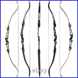 66 68 70 Archery Takedown Recurve Bow Arrows Set 12-40lb Target Shooting Hunt