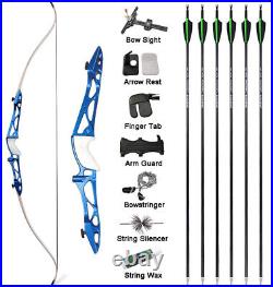 66 68 70 Recurve Bow Set Takedown Sports Bow Archery Hunting Bow