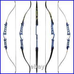 66 68 70 Takedown Recurve Bow 12Arrow Set 14-40lb Archery Bamboo Limb Hunting