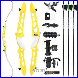 66 68 70 Takedown Recurve Bow Set 14-40lbs Carbon Arrow Archery Hunting Shoot