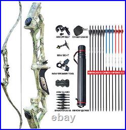 70lb Archery 57 Takedown Recurve Bow Set Adult Right Hand Hunting UK Stock