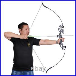 Archery 54 Takedown Recurve Bow and Arrow Set Right Hand for Hunting Target