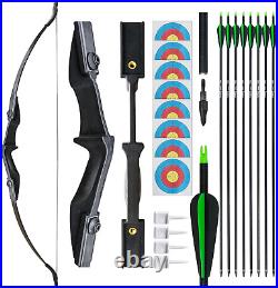 Archery Bow Archery Set Adult Beginner with 8Pcs Arrows, Right and Left Handed T