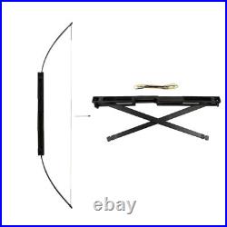 Archery Foldable Bow Aluminum Takedown Straight Bow 40/60lbs Hunting Shooting RH