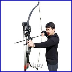 Archery Hunting Takedown Recurve Bow Set Fiberglass Arrows Target Shoot Practice