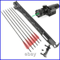 Archery Rapid Bow 6 Arrow Compound set Shooter Launcher Recurve Continuous Shoot