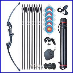 Archery Recurve Bow Takedown 30/40lbs & Arrows for Adults Set Bow Right Hand