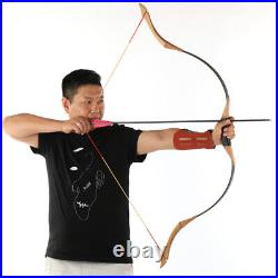 Archery Recurve Bow Traditional LongBow Mongolian HorseBow & Arrows & Target