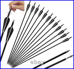 Archery Recurve Bow and Arrows for Adults 52 Archery Set 30-50Lb Takedown Bow R