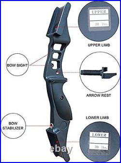 Archery Recurve Bow and Arrows for Adults 52 Archery Set 30-50lb